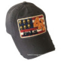 Washed Baseball Cap with Applique (6P1204E)